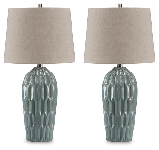 Ashley Express - Hadbury Ceramic Table Lamp (2/CN)