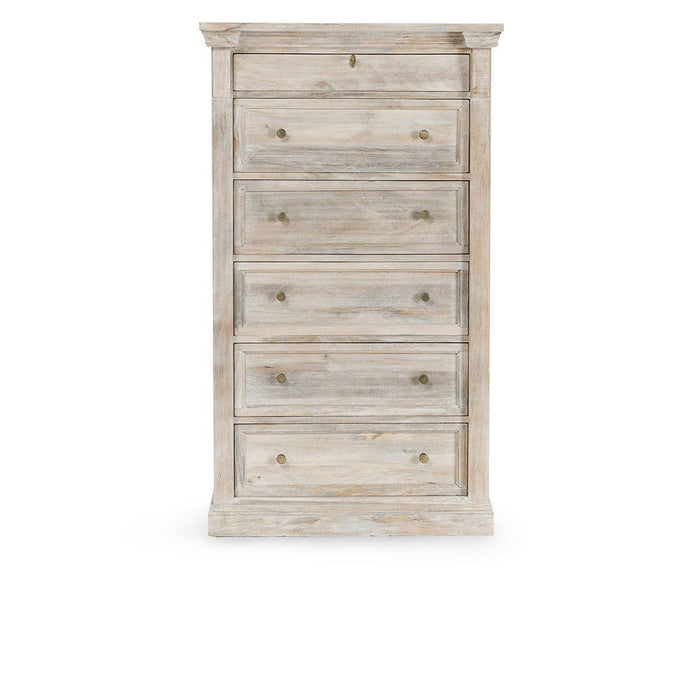 Adelaide - 6 Drawer Chest - Natural White Wash