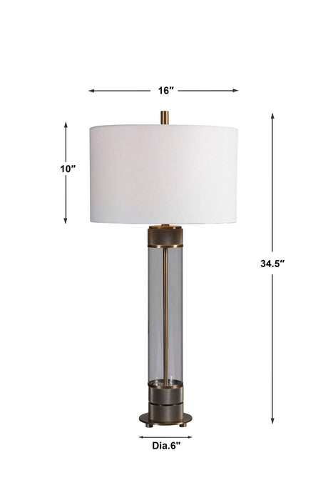 Anmer - Industrial Table Lamp - Light Brown