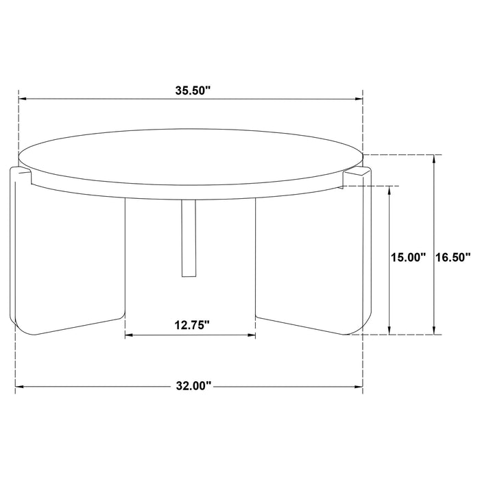 Lansing - Table Set With Round Top