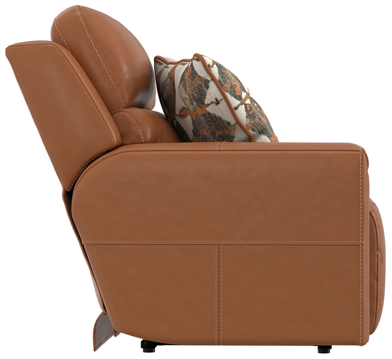 Arezzo - Power Headrest Power Lay Flat Recliner With Zero Gravity/Extended Ottoman