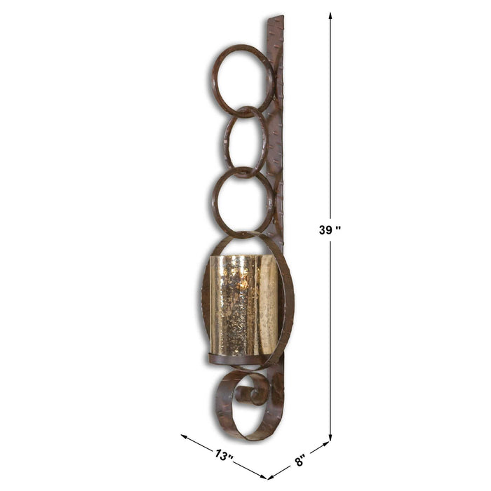 Falconara - Metal Wall Sconce - Dark Brown