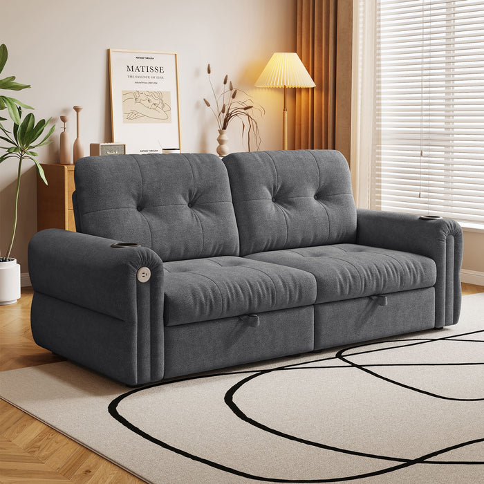 Cloud Like Convertible Sofa Bed With For Living Room