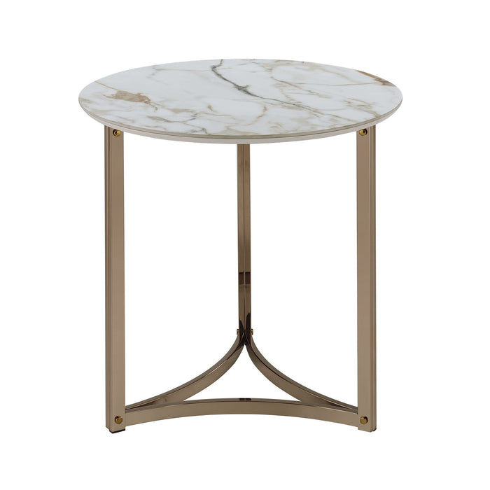 Aziz - Sintered Stone Top Round Coffee Table