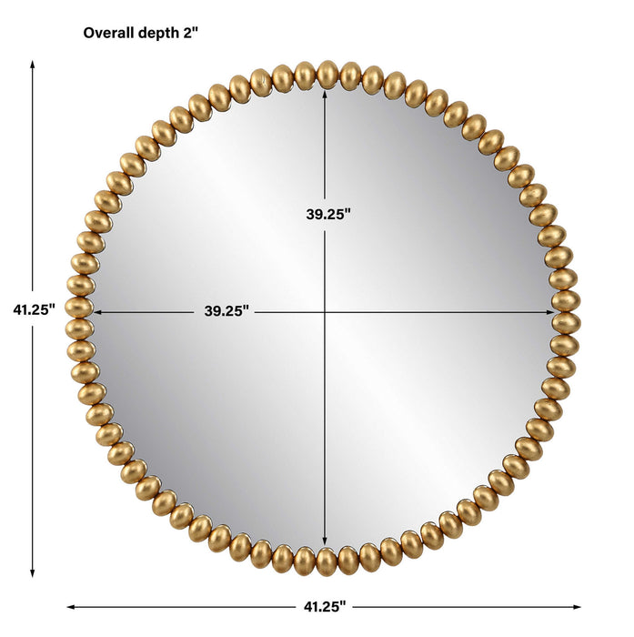 Byzantine - Round Mirror - Gold