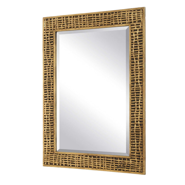 Woven In - Time Mirror - Gold