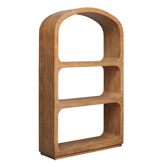 Achley - Seamless Wooden Etagere - Woodtone