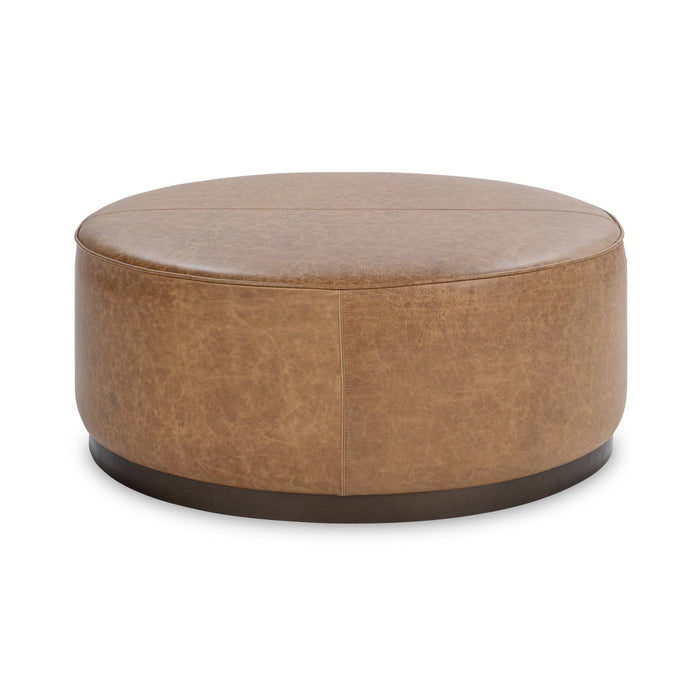 Clair - Leather Round Table