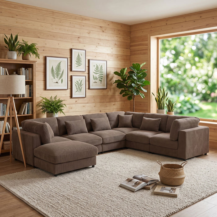 Upholstered Modular Sectional & Custom Configuration