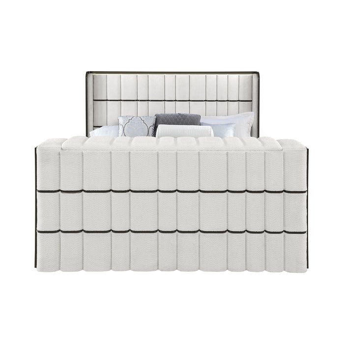 Isaiah - Bed With TV Lift-LED Speakers And Fireplace