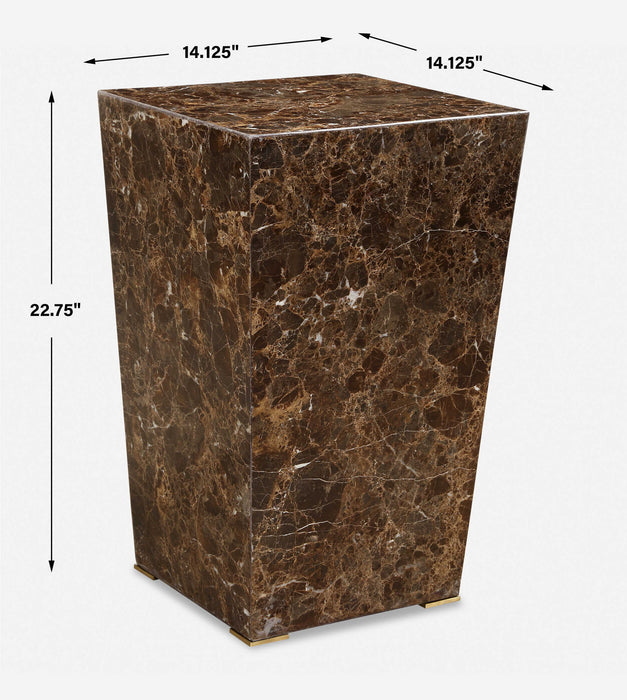 Poe - Marble Accent Table