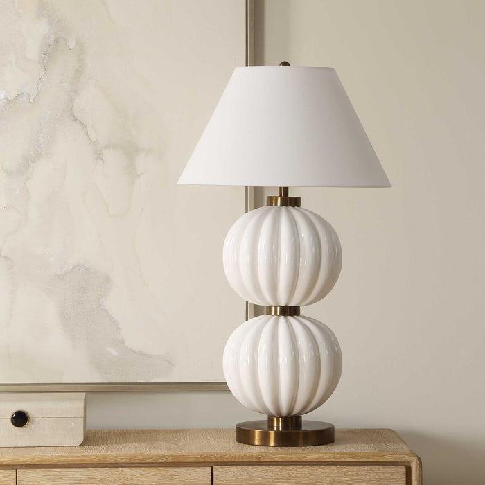 Irena - Sphere Table Lamp - White