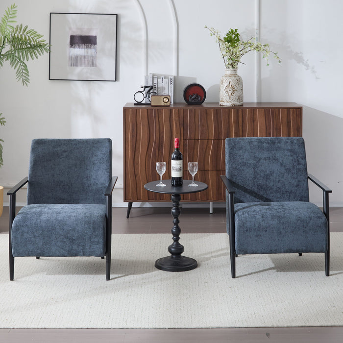 Modern Lounge Chair With Upholstery