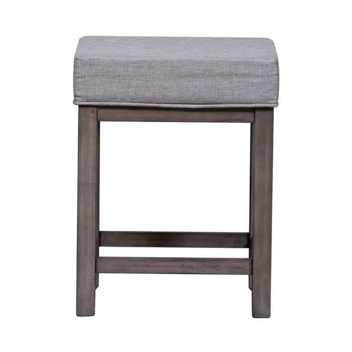 Tanners Creek - Upholstered Console Stool (Set of 3) - Dark Gray