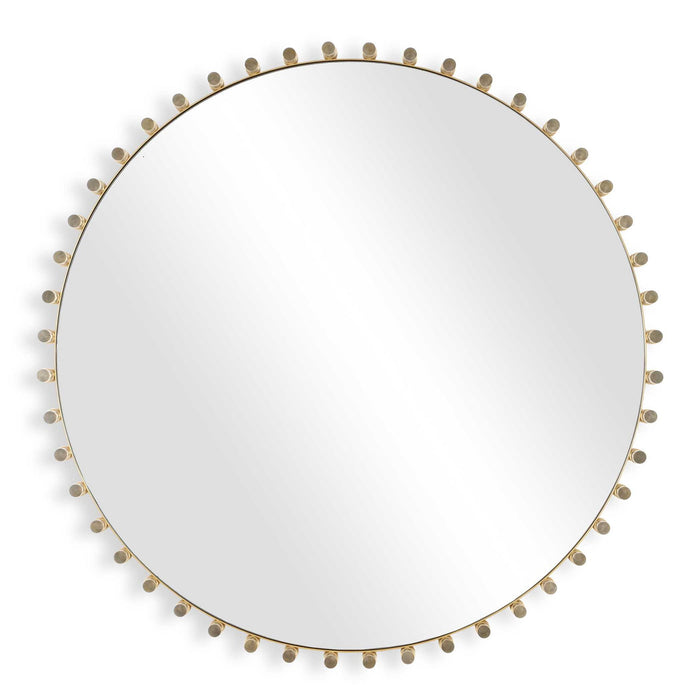 Avelyne - Round Mirror - Gold