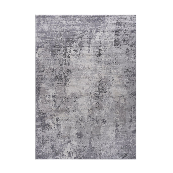 Marfi - 8' X 10' Abstract Area Rug - Light Gray