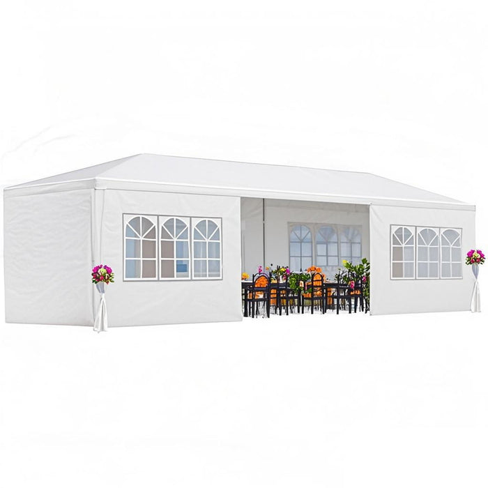 10X20' Outdoor Garden Gazebo Wedding Party Tent Canopy Marquee With Removable Sidewalls