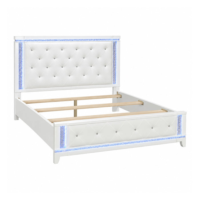 Adalid - Contemporary Bed With LED Lights