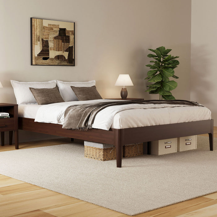 Modern Minimalist Style Platform Bed