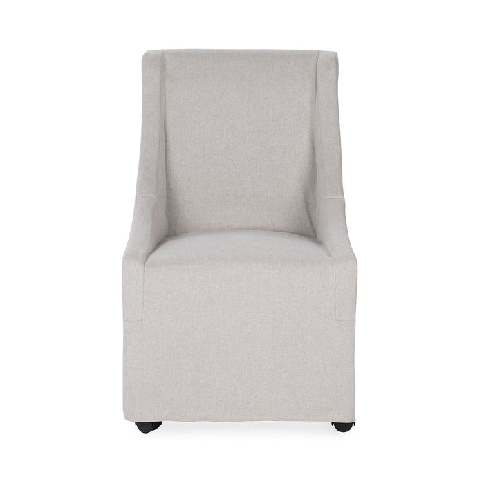 Warwick - Upholstered Rolling Dining Chair
