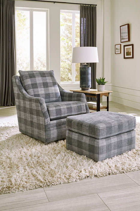 Nessa - Fabric Gliding Ottoman