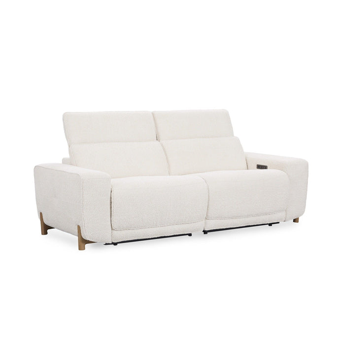 Darrow - Upholstered Power Recliner Sofa - Ivory