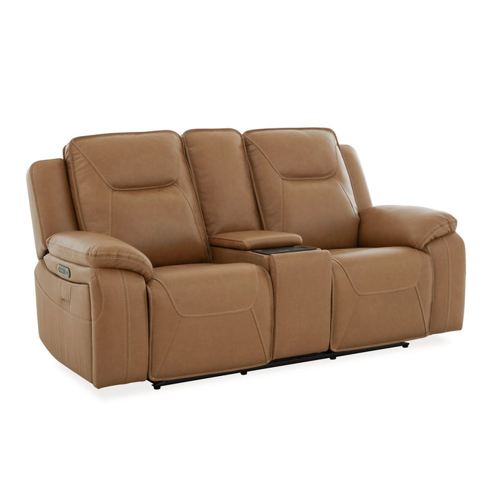 Callihan - Loveseat With Console P3 & ZW - Brown