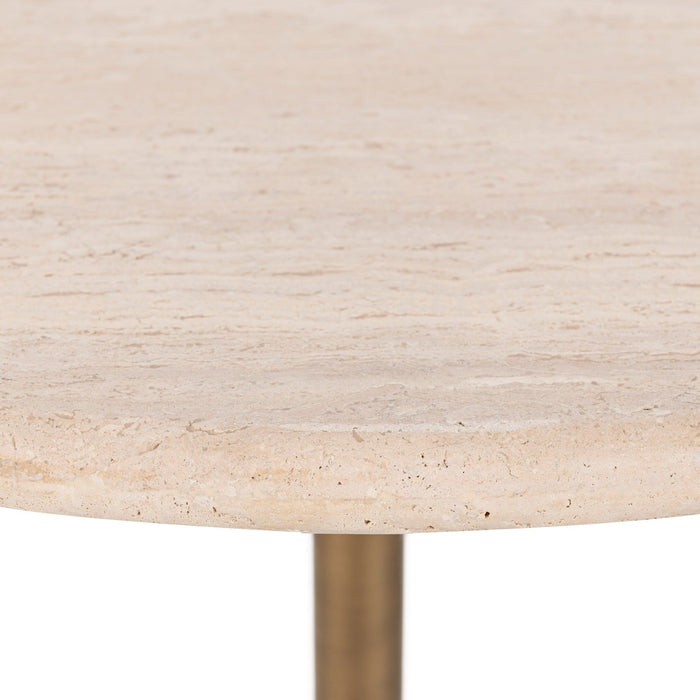 Malani - Travertine Gathering Table