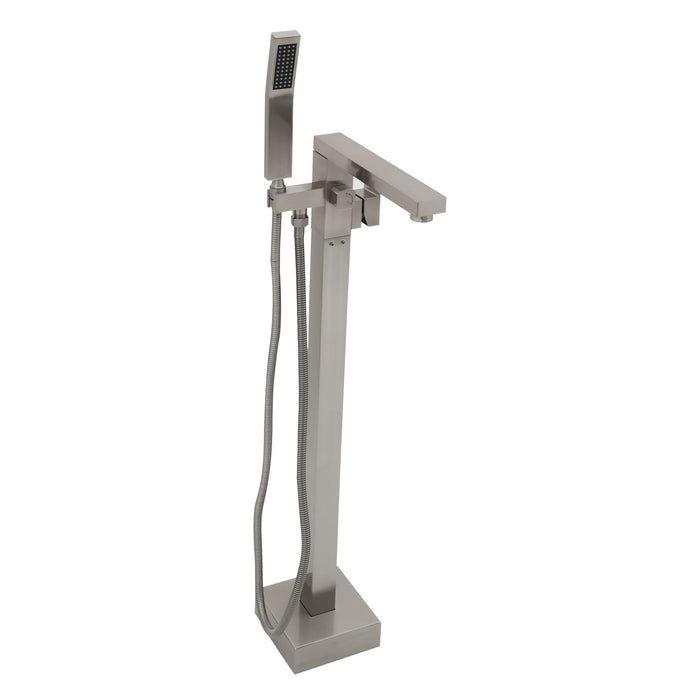 Freestanding Bathtub Faucet With Waterfall Tub Filler And Hand Shower