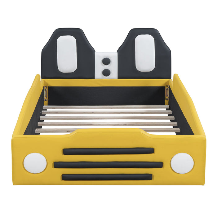 High Quality Race Car Shaped Platform Bed & Wheels