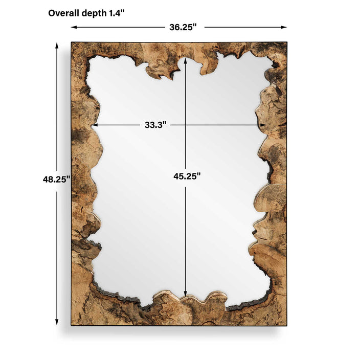 Abraham - Wood Mirror - Woodtone
