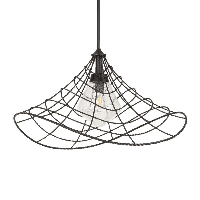 Whirlwind - 1 Light Indoor-Outdoor Pendant - Dark Bronze