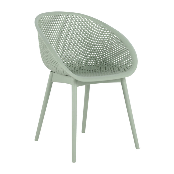 Modern Lounge Chair Set With Round Table