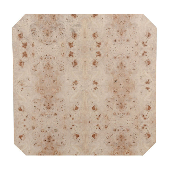 Avena - Burl Wood Square Coffee Table - Natural