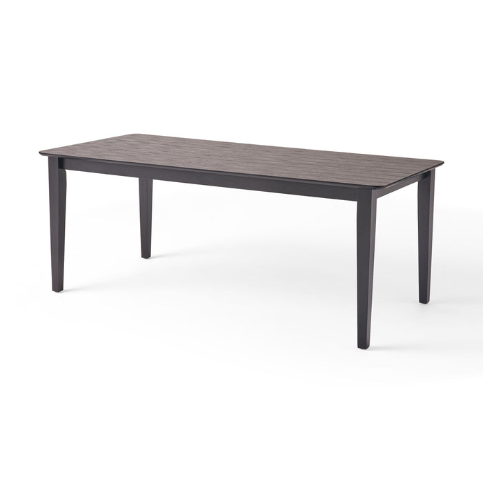 Farmhouse Charm Dining Table With Square Leg