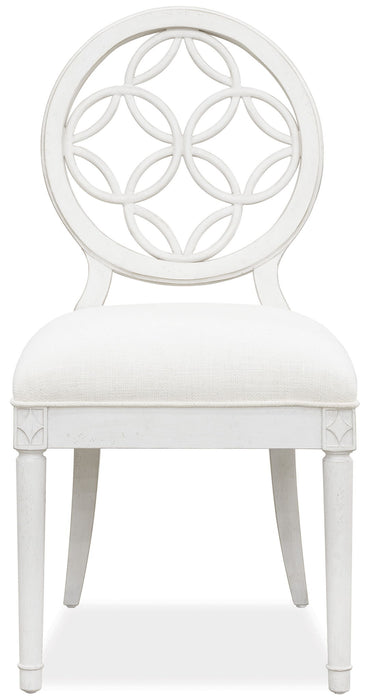Melange - Brynlee Side Chair - White