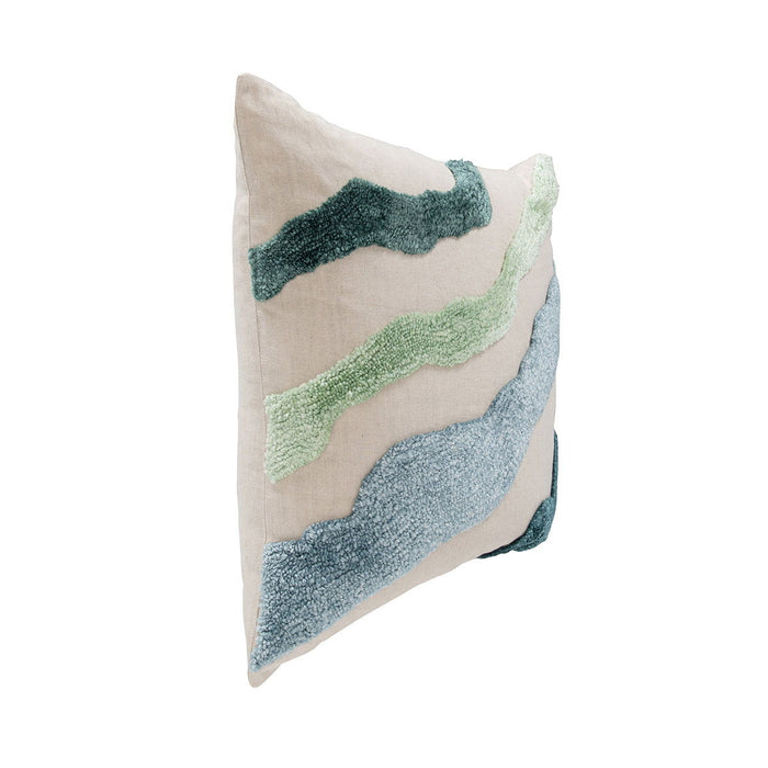 Equilibrium - 22" x 22" Inertia Pillow - Blue Multi