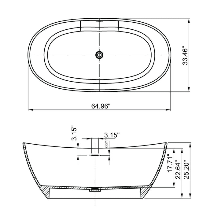 Freestanding Bathtub