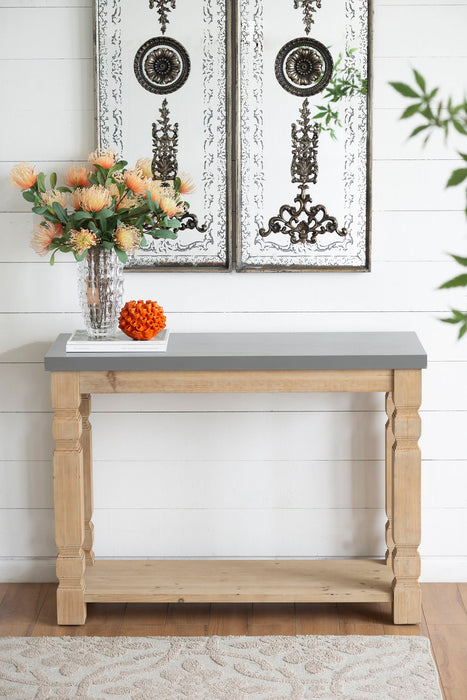 Rustic And Modern Console Table