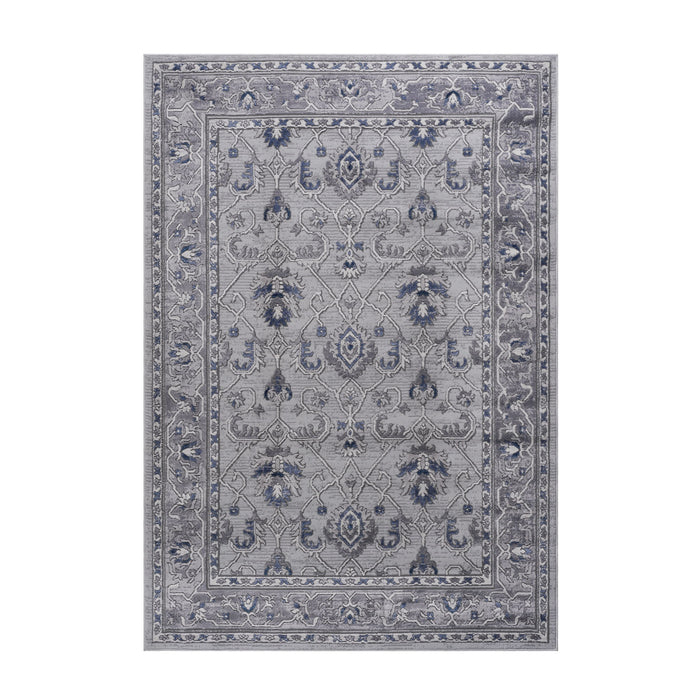 Marfi - 6' X 9' Oriental Area Rug - Gray / Blue