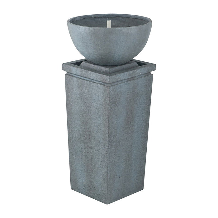 Zen Bowl Water Fountain, Outdoor Bird Feeder / Bath Fountains, Relaxing Water Feature For Garden