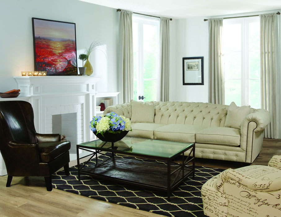 Rondell - 2R00LR/NR - Stationary Sofa With Nails