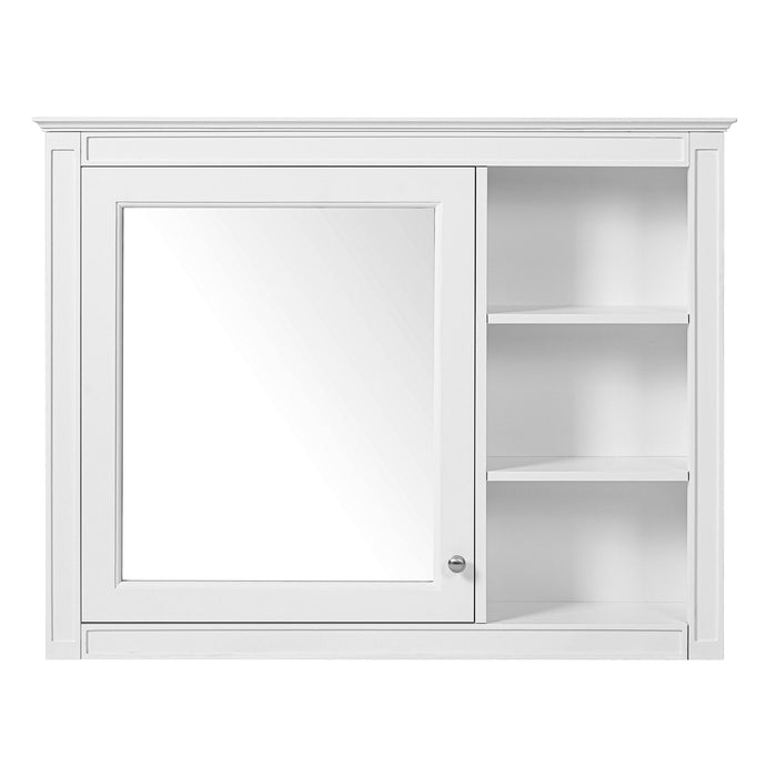Modern Wall-Mounted Medicine Cabinet With Mirror, Adjustable Shelf