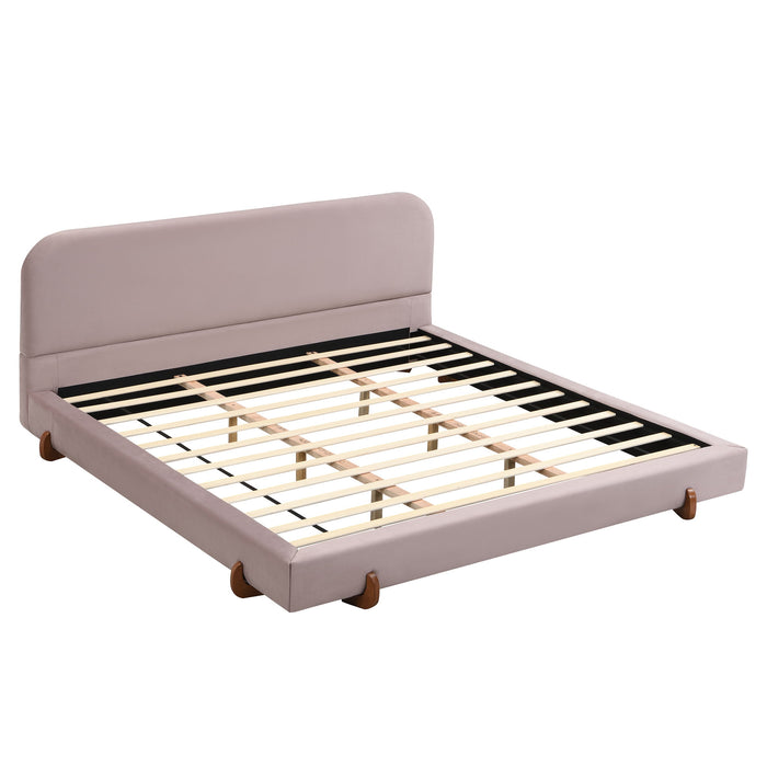 Elegant Upholstered Bed Frame