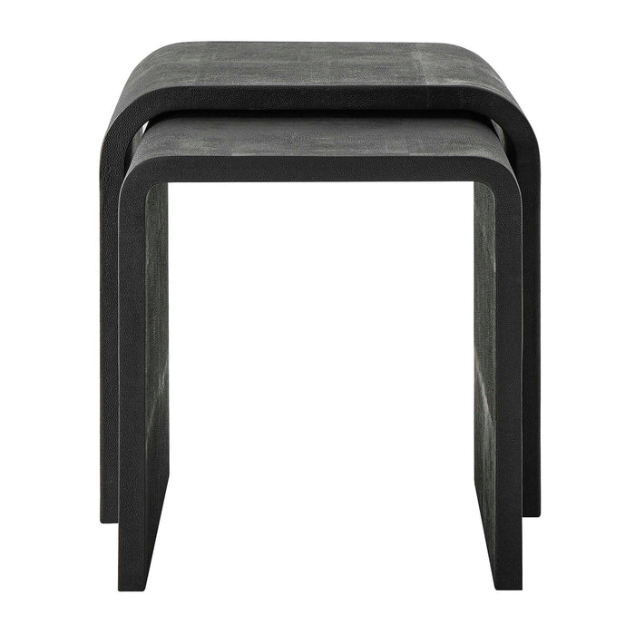 Interpose - Nesting Side Table (Set of 2) - Black