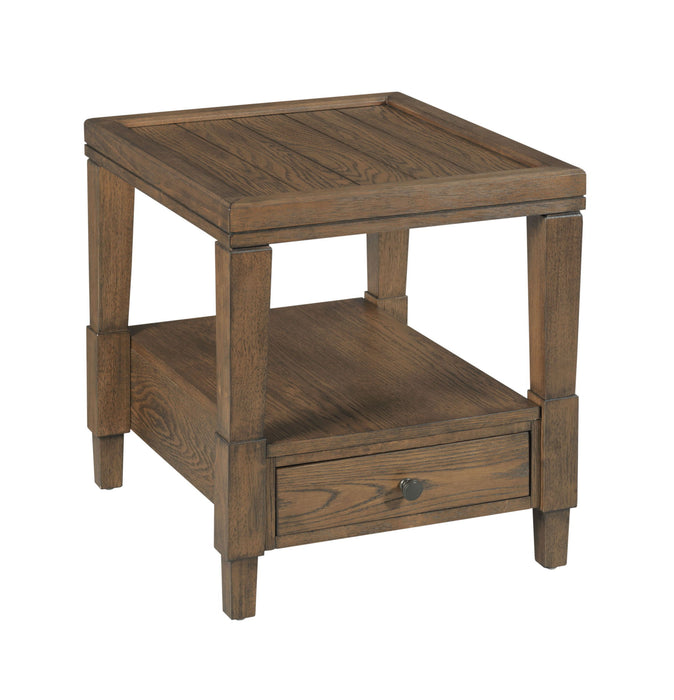 Oliver - Rectangular End Table With 1 Drawer