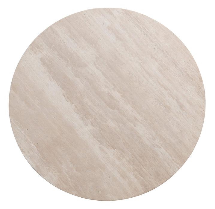 Commerce And Market - Table Talk Chat Table - Champagne / Gray