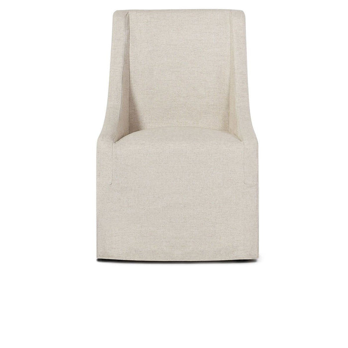 Warwick - Upholstered Rolling Dining Chair