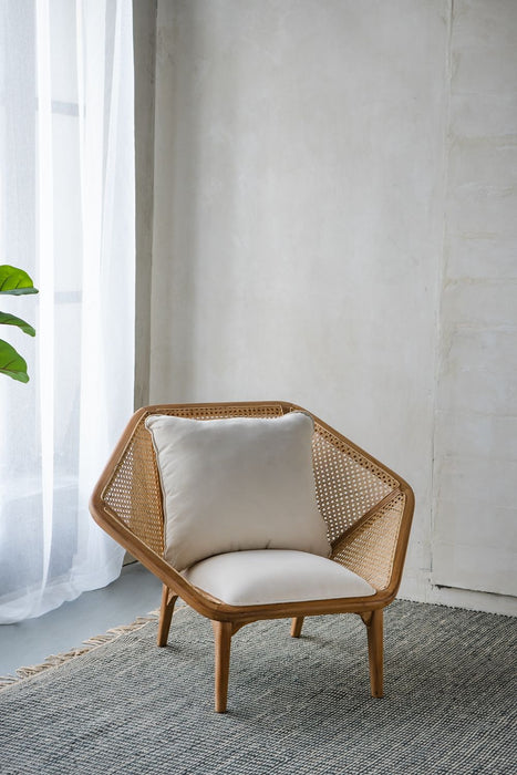 Tectona - Teak Leisure Chair - Natural Wood / Brown