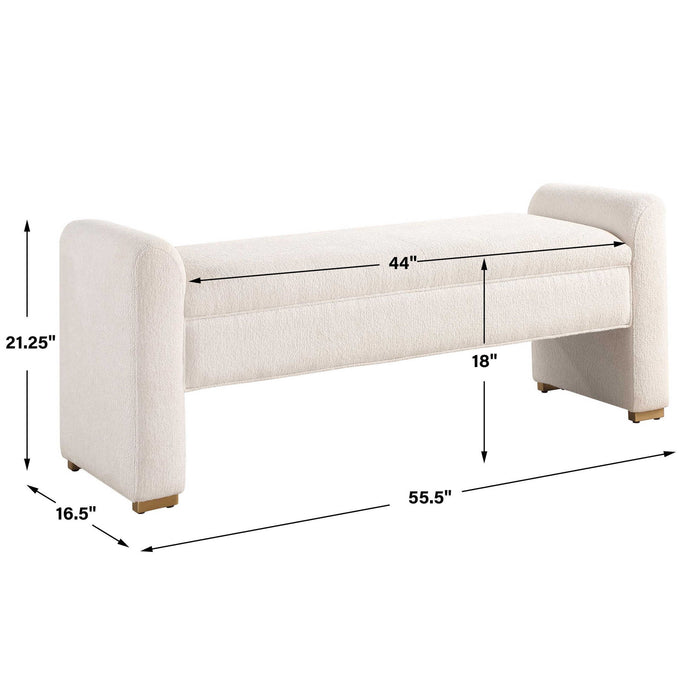 Caliste - Bench - White